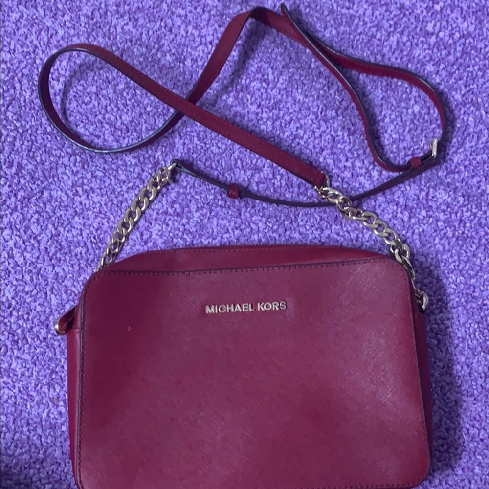 Michael Kors Red Shoulder Bag